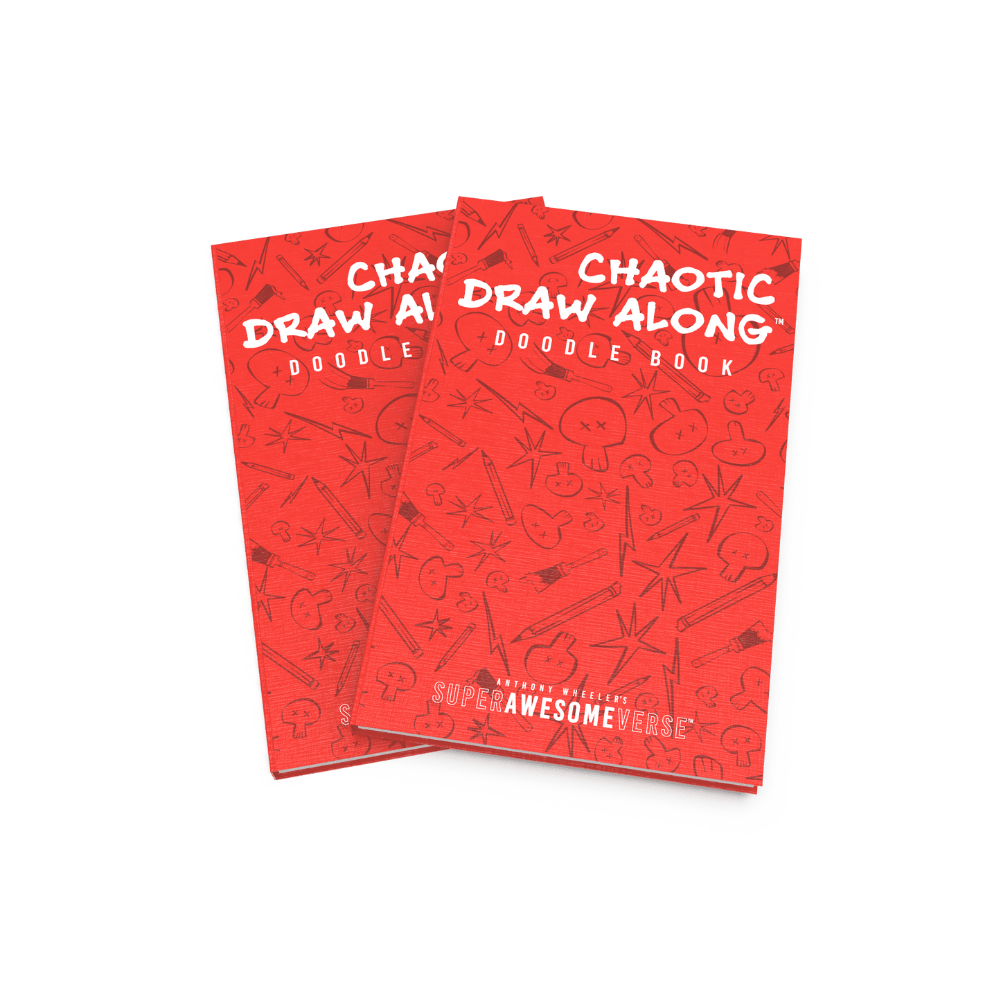 Chaotic Draw Along - Doodle Books (2 pack)