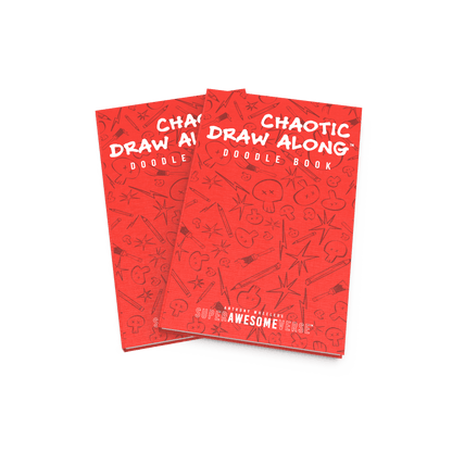 Chaotic Draw Along - Doodle Books (2 pack)