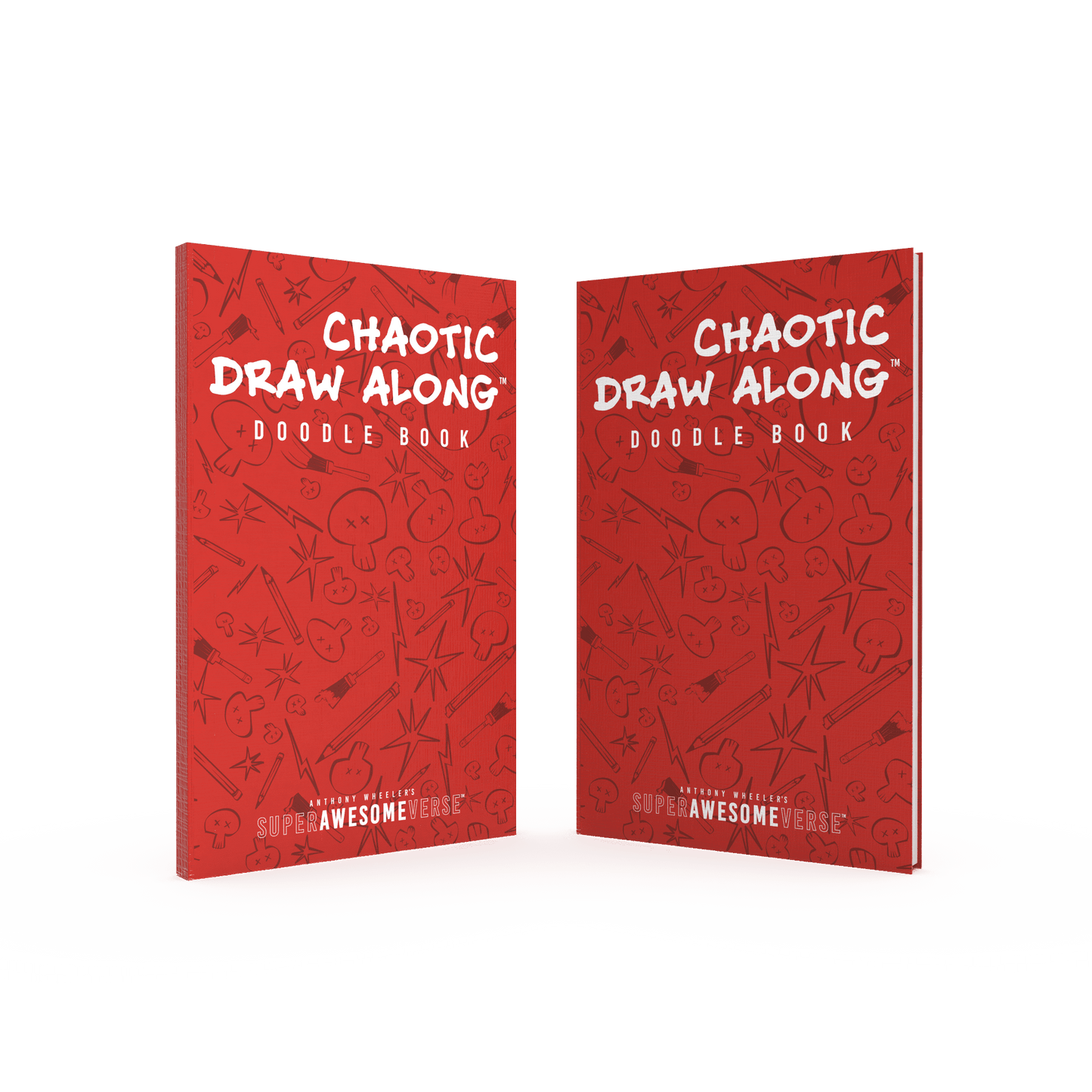 Chaotic Draw Along - Doodle Books (2 pack)